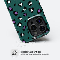 Green Leopard - Tough Phone Case (MagSafe)