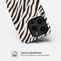 Ivory Zebra - Tough Phone Case (MagSafe)