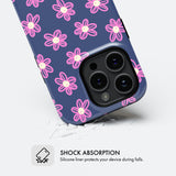 Pink Flowers - Tough Phone Case