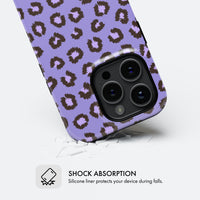 Purple Leopard - Tough Phone Case (MagSafe)