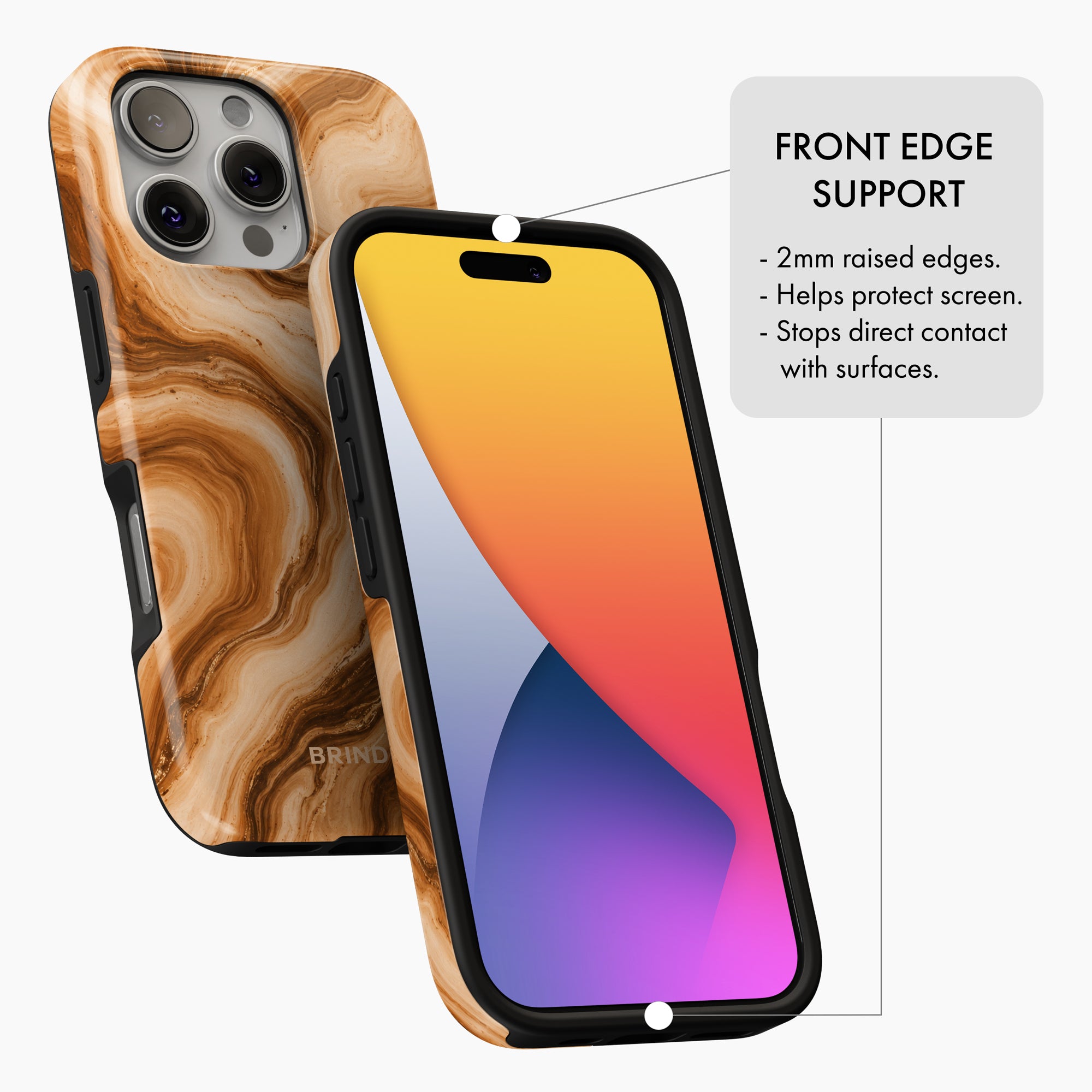 Caramel Swirl - MagSafe Tough Phone Case