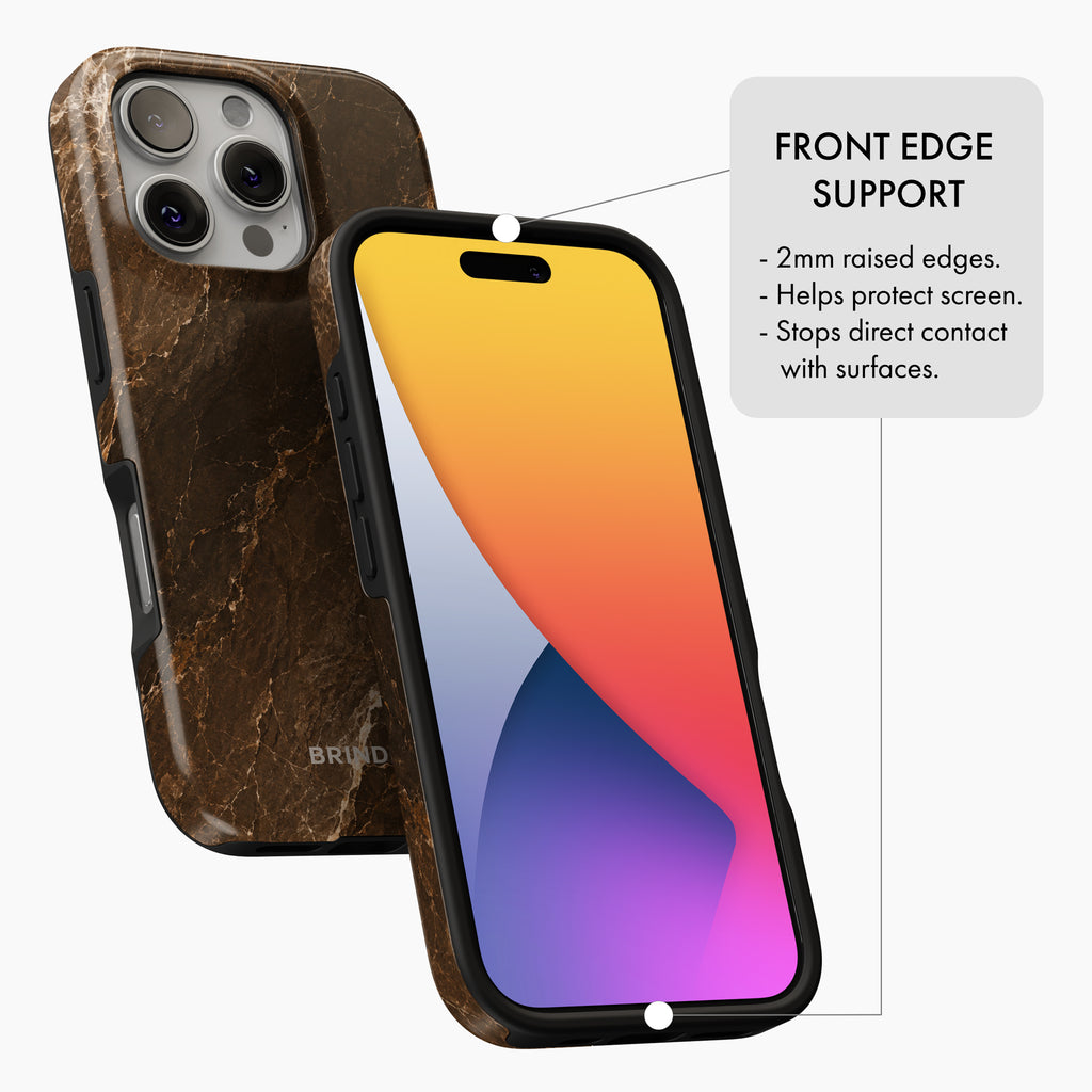 Cocoa Marble - Tough Phone Case