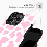 Pink Cow Print - Tough Phone Case (MagSafe)