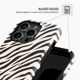 Ivory Zebra - Tough Phone Case (MagSafe)