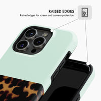 Mint Tortoise Shell - Tough Phone Case (MagSafe)