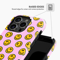 Pink Smiley - Tough Phone Case (MagSafe)