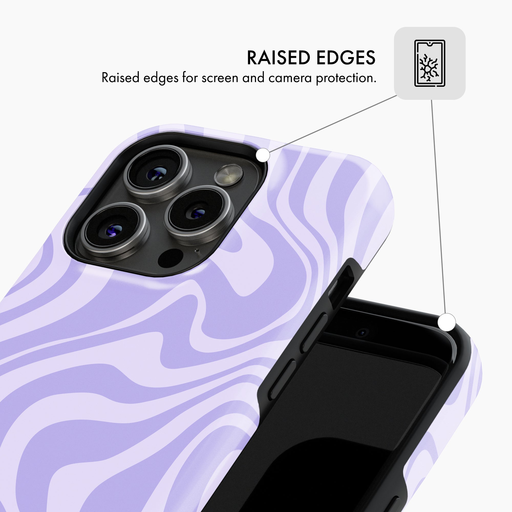 Purple Wave - Tough Phone Case