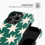 Green Stars - Tough Phone Case (MagSafe)