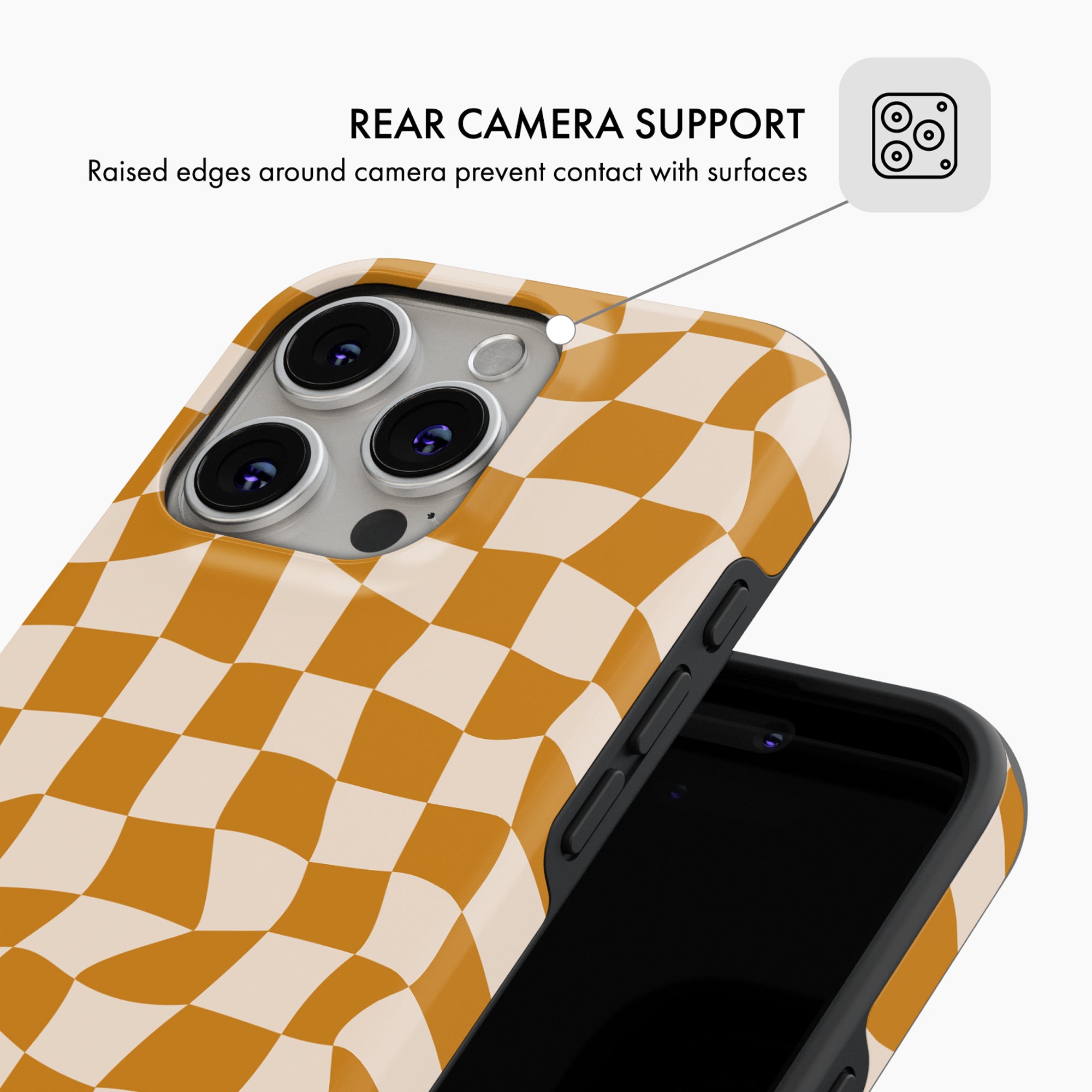 Pumpkin Check - Tough Phone Case