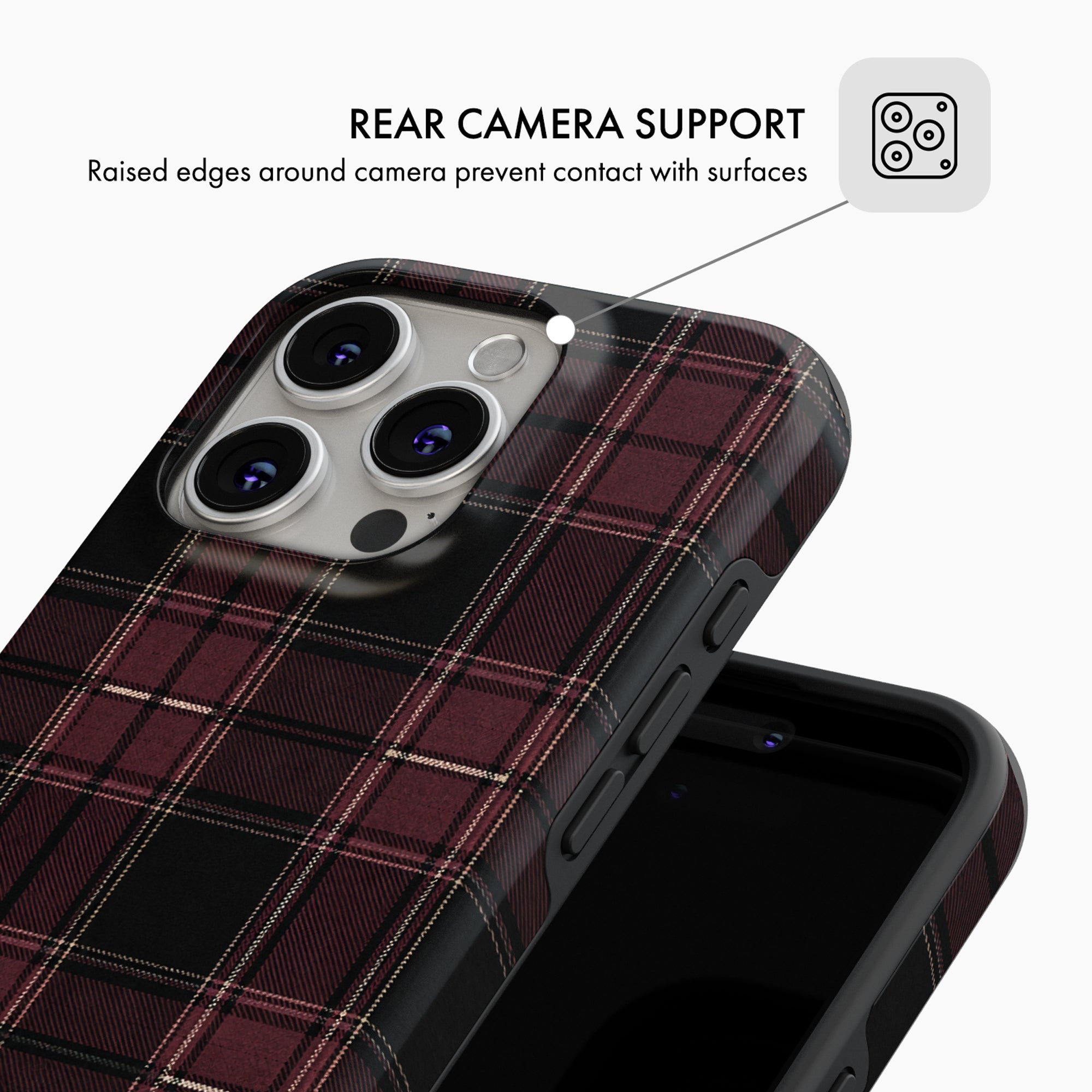 Witches Plaid - Tough Phone Case