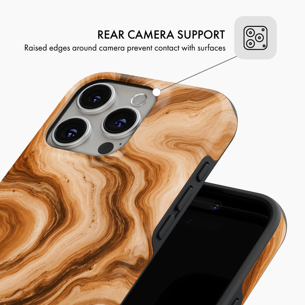 Caramel Swirl - MagSafe Tough Phone Case