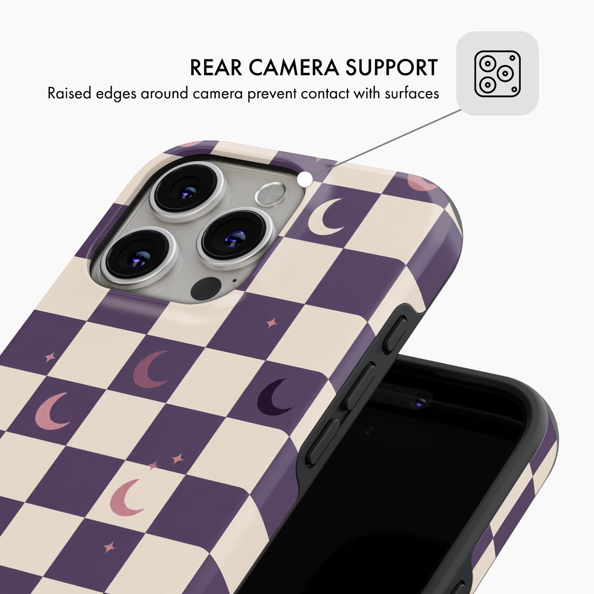 Crescent Check - Tough Phone Case