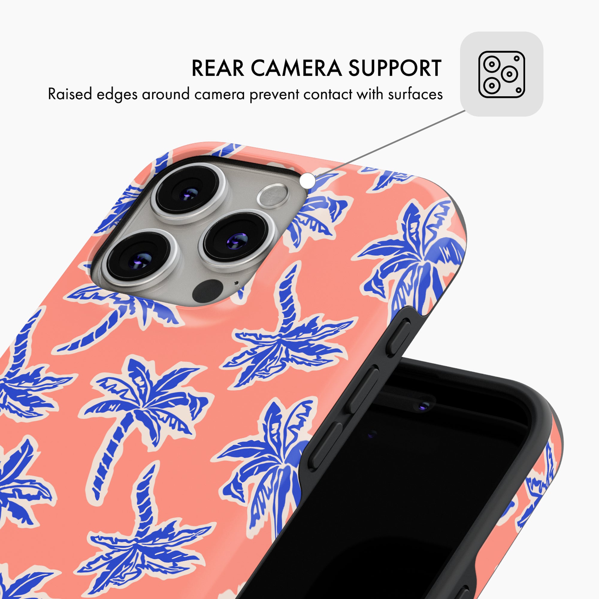 Coral Palms - Tough Phone Case