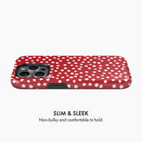 Red Polka Dot - Tough Phone Case (MagSafe)