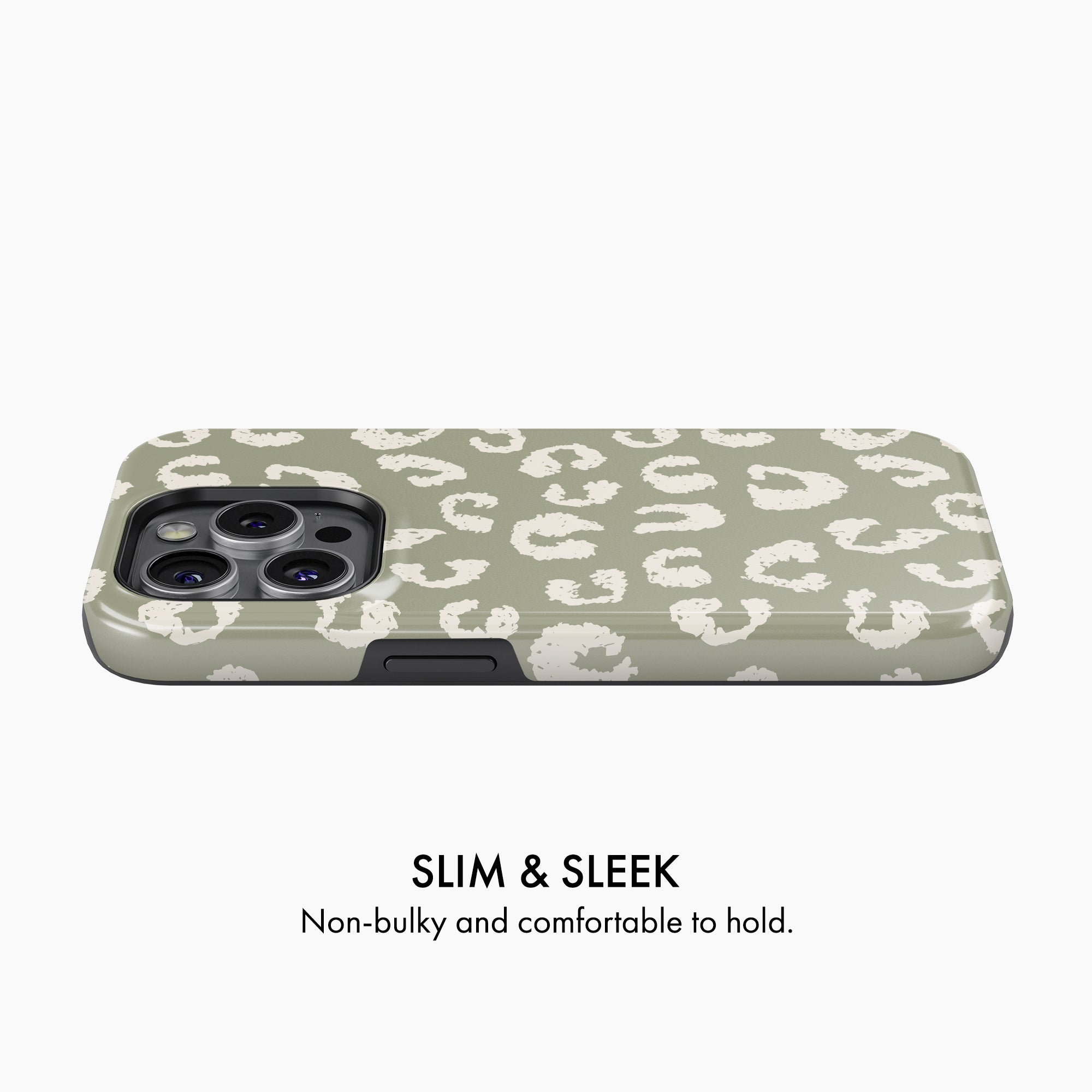 Khaki Leopard Print - Tough Phone Case (MagSafe)