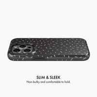 Black & White Speckled - Tough Phone Case