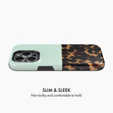 Mint Tortoise Shell - Tough Phone Case (MagSafe)