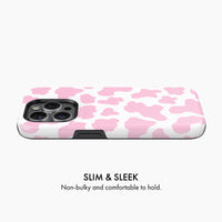 Pink Cow Print - Tough Phone Case (MagSafe)