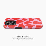 Red & Pink Cow Print - Tough Phone Case (MagSafe)