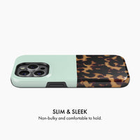 Mint Tortoise Shell - Tough Phone Case