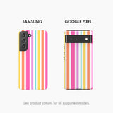 Rainbow Stripes - Tough Phone Case