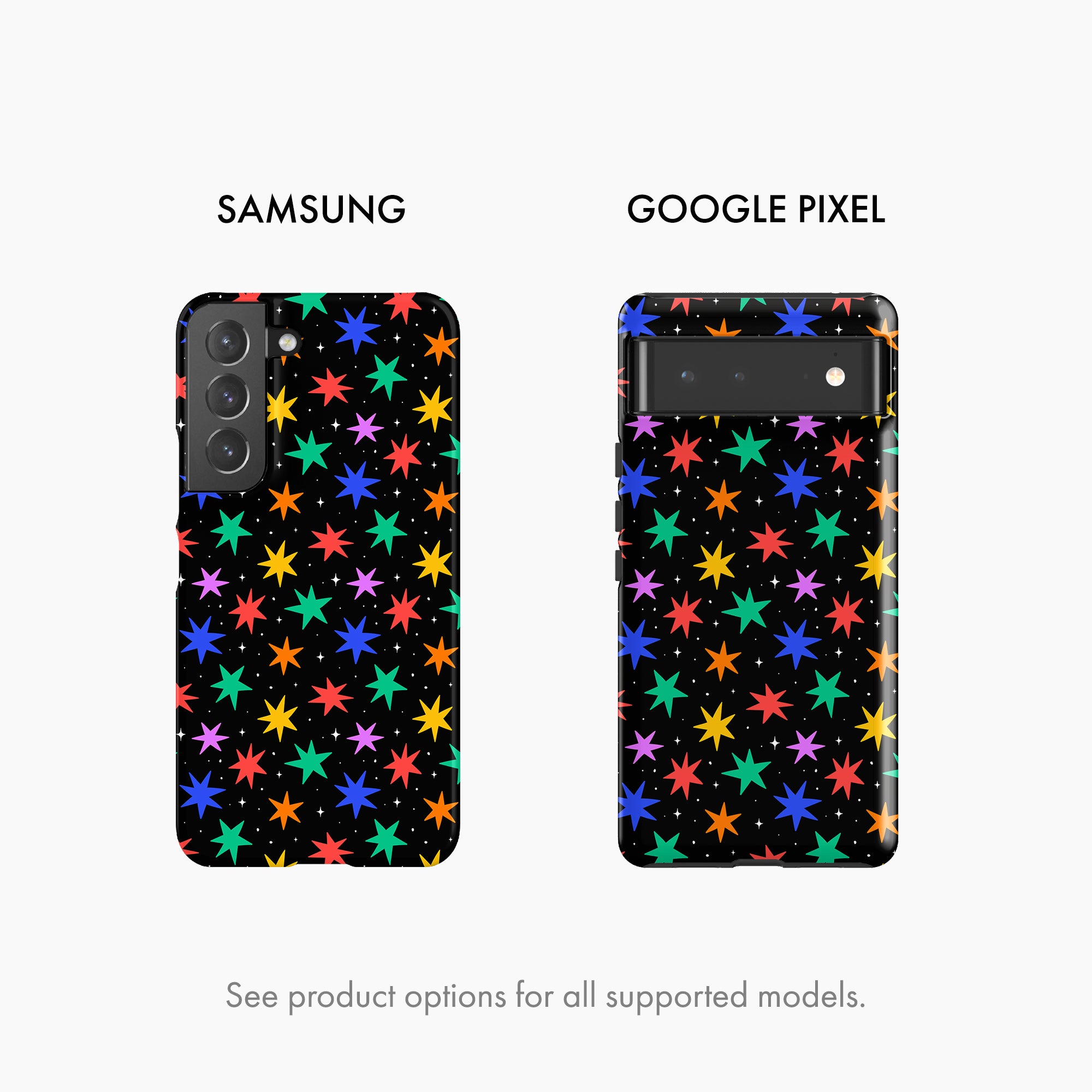 Rainbow Stars - Snap Phone Case