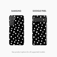 Dotty Black - Tough Phone Case