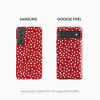 Red Polka Dot - Tough Phone Case (MagSafe)