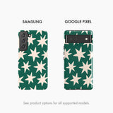 Green Stars - Tough Phone Case