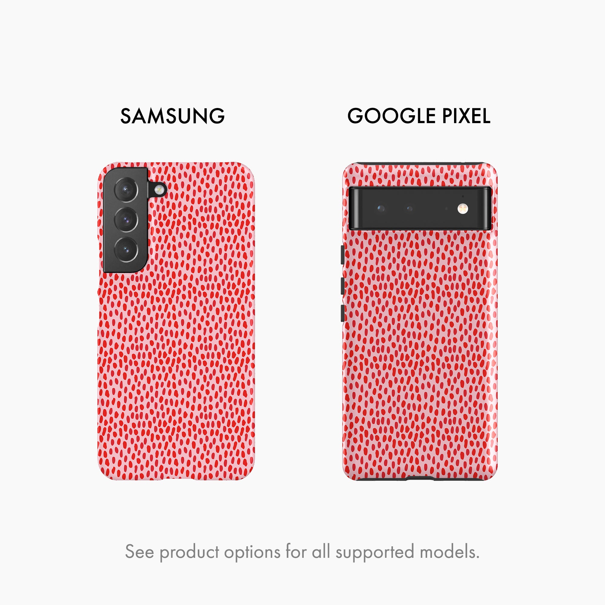 Red & Pink Spot - Tough Phone Case