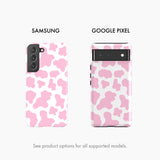 Pink Cow Print - Tough Phone Case (MagSafe)