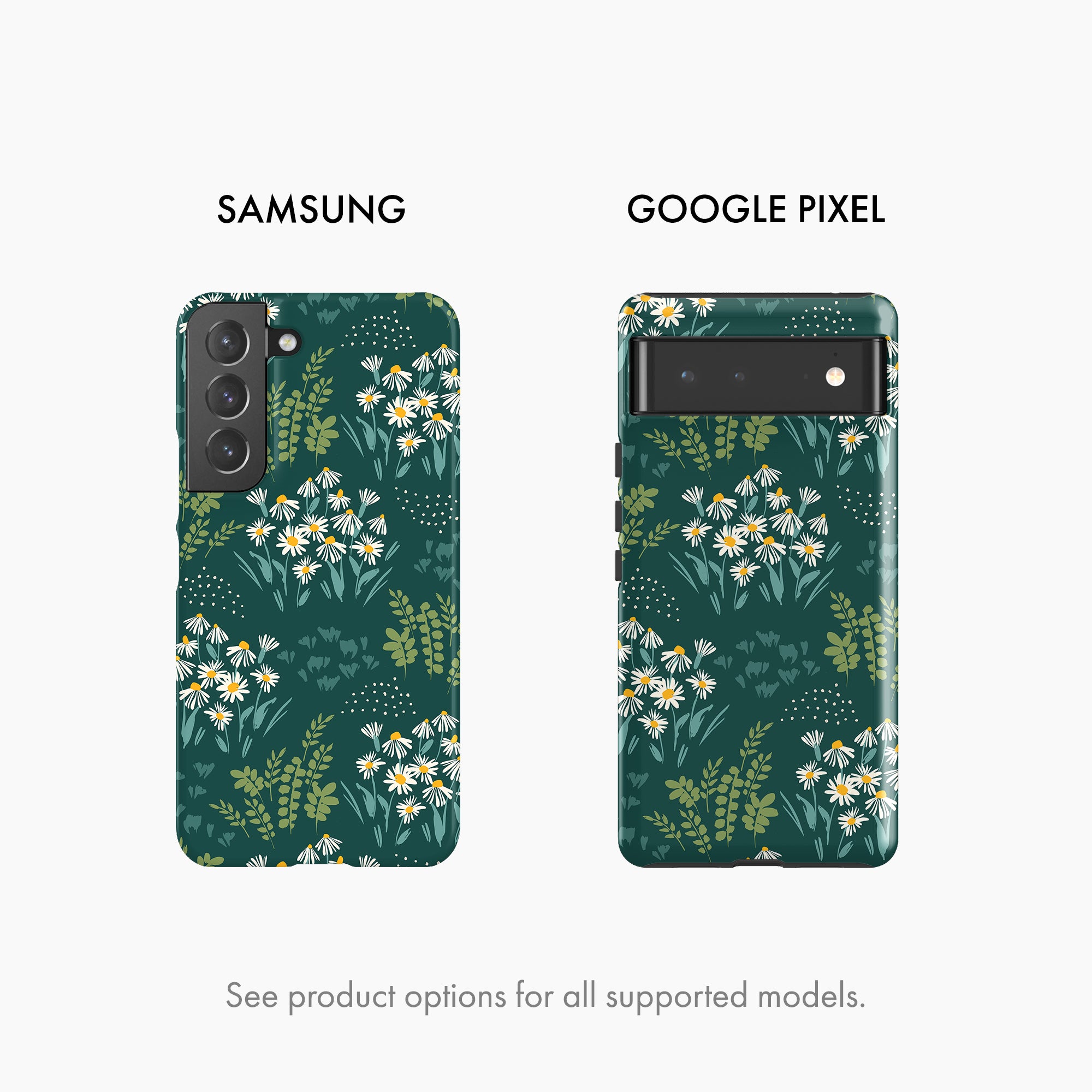 Emerald Green Meadow - Tough Phone Case