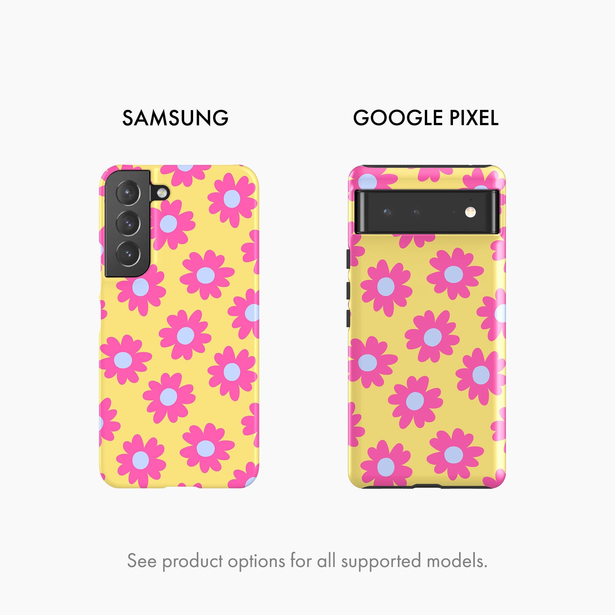 Pink & Yellow Daisy - Snap Phone Case