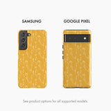 Mustard Florals - Tough Phone Case (MagSafe)