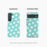 Teal Daisy -  Snap Phone Case