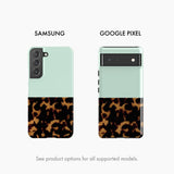 Mint Tortoise Shell - Tough Phone Case (MagSafe)