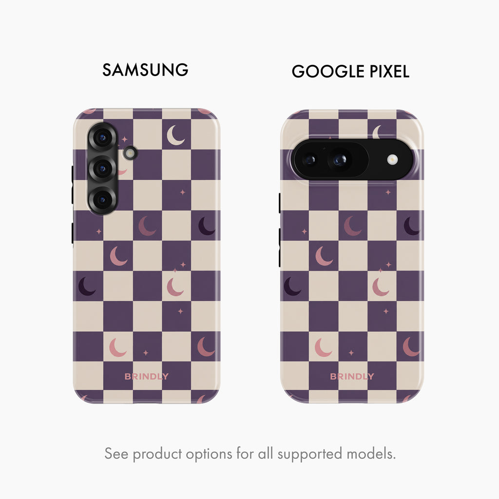 Crescent Check - Tough Phone Case