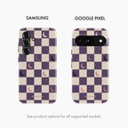 Crescent Check - Tough Phone Case