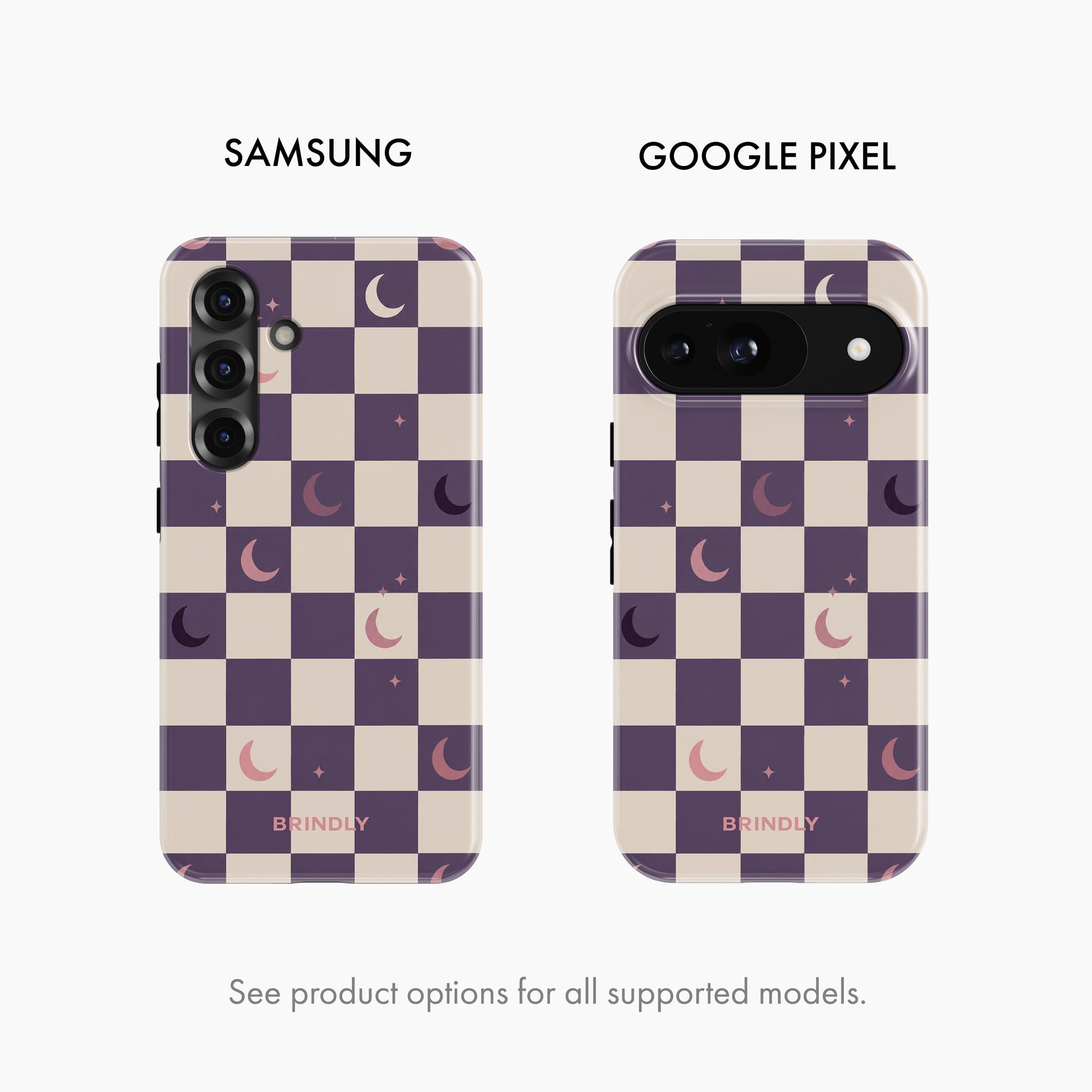 Crescent Check - Tough Phone Case