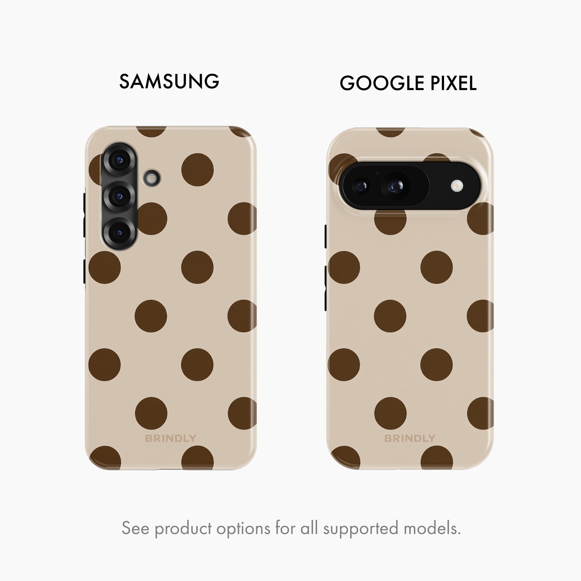 Mocha Dot - Tough Phone Case