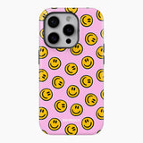 Pink Smiley - Tough Phone Case (MagSafe)