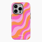 Pink Orange Wave - Tough Phone Case