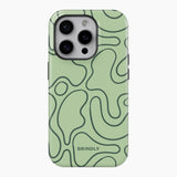 Olive Lines - Tough Phone Case