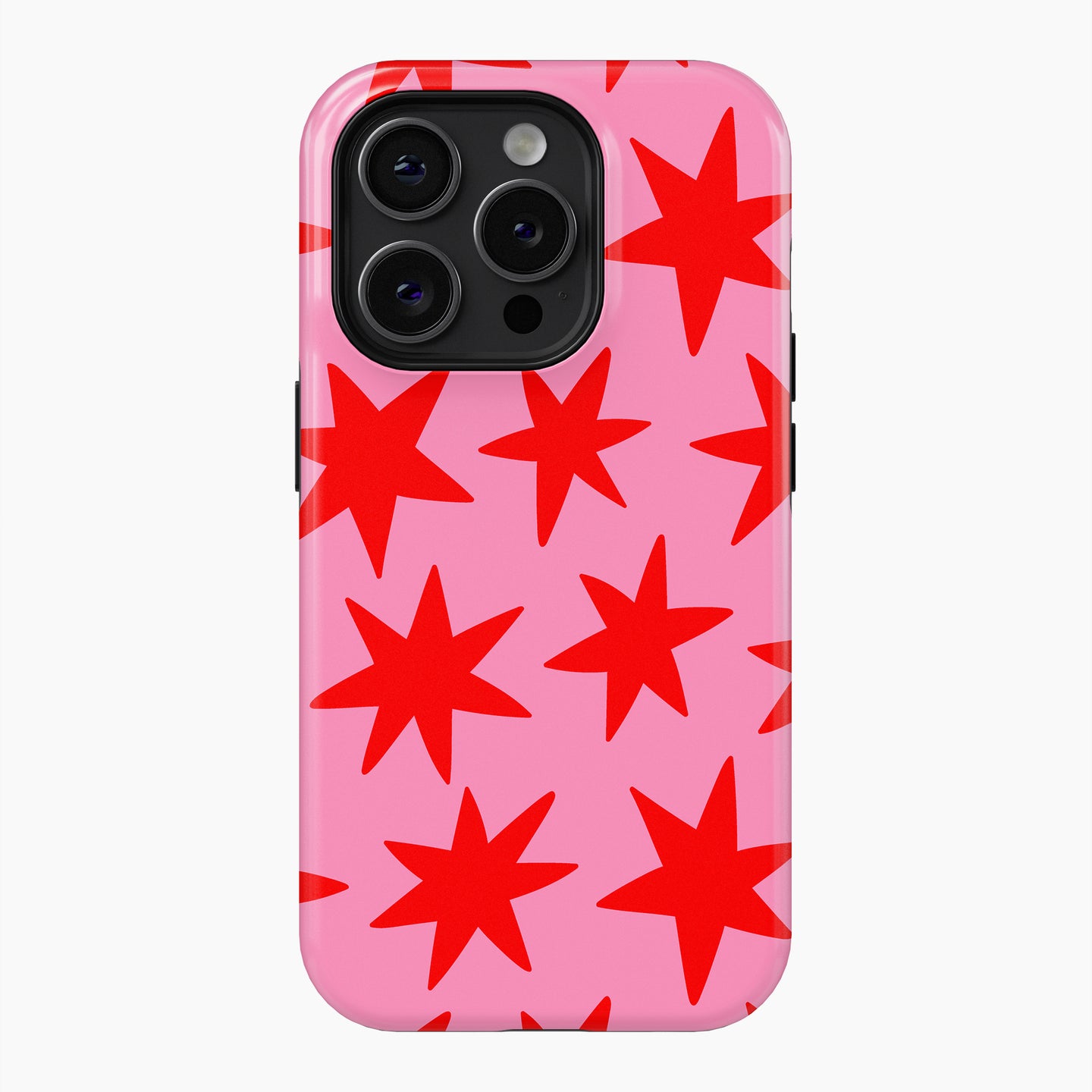 Pink & Red Stars - Tough Phone Case