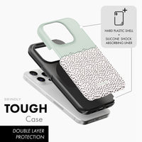 Green Mini Dots - Tough Phone Case