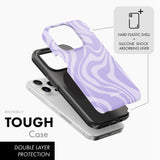 Purple Wave - Tough Phone Case