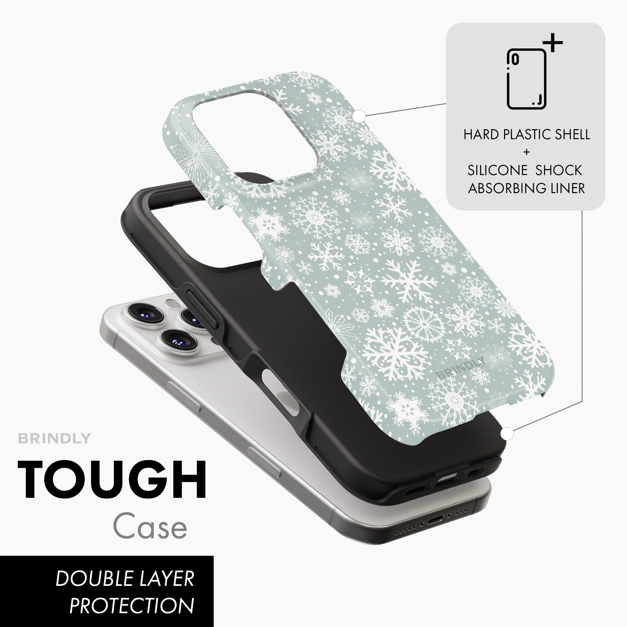 Snowflake Chic - Tough Phone Case