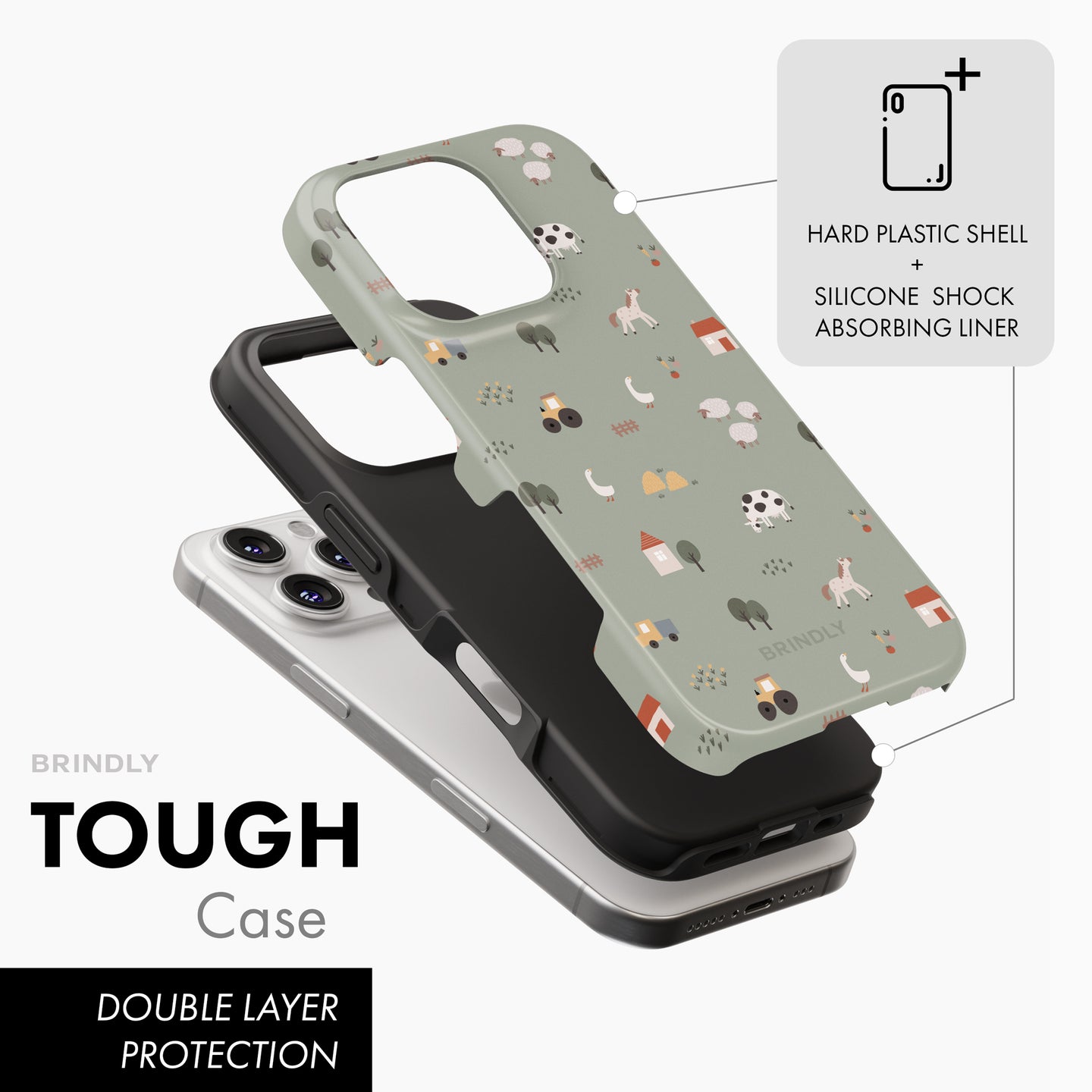 Farmyard Charm - Tough Phone Case