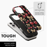 Cherry Leopard - Tough Phone Case