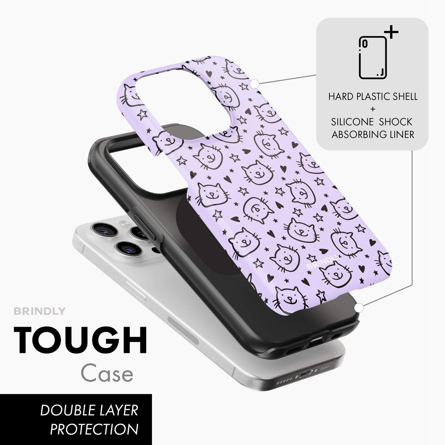 Cat Love - Tough Phone Case